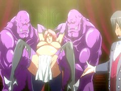 Bondage pregnant hentai with bigboobs double penetration by monsters - 5:41 video - from Pornicom