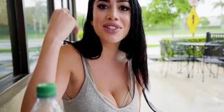 Victoria June flaunts big tits at public pickup - SD - 39:42 video - from SexPester