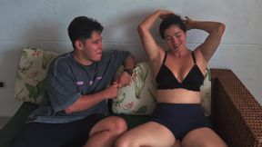 Breastfeeding step-mother gives me some of her milk - 4K - 7:07 video - from xHamster
