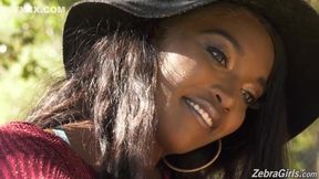 Daya Knight and September Reign invited one more girl to join them and have a lesbian threesome - HD - 45:30 video - featuring Daya Knight - from AbEbony