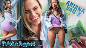 Latina beauty squats on thick cock in public - 11:49 video - featuring Ariana Van X - from BigButtHoles
