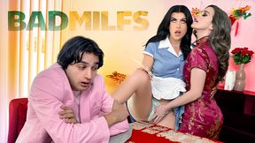 Filthy Threesome With Our Favorite Waitress - 4K - 39:19 video - featuring Gal Ritchie - from TeamSkeet