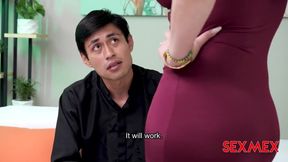 Pamela Rios is Alergic To Banana - Blowjob and Hardcore with Big ass Mexican Latina - HD - 30:02 video - from Xtits