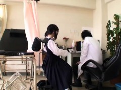 Cute Japanese babe gets a doctor exam with some toys in her - 240:00 video - from DrTuber