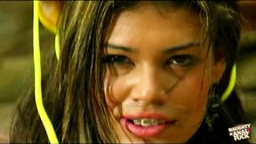 Latina with small tits gets her hairy pussy pounded hard by a strong Brazillian lad - HD - 27:26 video - from xHamster