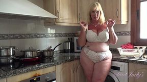 Thick & Busty Mature Wife Masturbates in Kitchen For You - HD - 19:01 video - from XGroovy