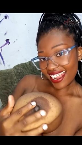 Sucking and shaking her own giant tits - HD - 11:02 video - from xHamster