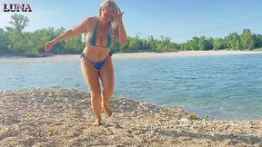 This Curvy Busty Blonde Mature Likes To Indulge In a Hot Fuck With Her Husband In the Lap Of Nature - HD - 13:30 video - from XGroovy