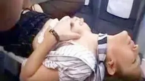Naughty Train Stewardess Gets Spanked Hard For Misbehavior - SD - 30:42 video - from AsianMuffin