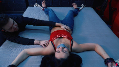 Tickling Taisia under the bed and long torment in all delicate places - HD - 11:58 video - from RFmovies