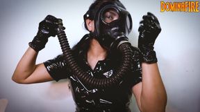Asmr Rubber Gasmask and Gloves - HD - 15:46 video - from FapHouse
