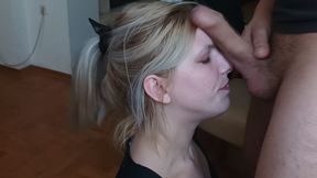 Take it deep Slut Fuck Toy Blonde Throated and Cum on Face - HD - 16:50 video - from xHamster