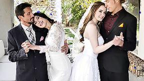 ”DAUGHTER SWAP An Group Sex Before The Wedding - Hazel Moore & Jazmin Luv” - 8:58 video - from TransHero