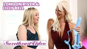 Sweet Heart Video - Lilly Bell Discovers That Her milf London River Is A Freak & She Doesn�t Mind - HD - 28:56 video - featuring Lilly Bell - from DykeHQ
