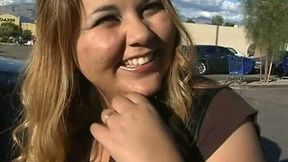 Chubby Asian BBW cutie lets black guy worship her fat belly - 10:59 video - from MyLust