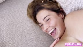 Surprise threesome with the voyeur who caught us!! Creampie eating and cum kiss. - Agatha Vega - HD - 10:13 video - featuring Agatha Vega - from xHamster