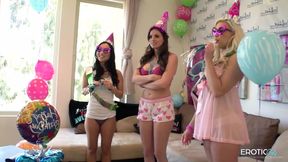 Birthday party ends in a female masturbations - HD - 22:33 video - from xHamster