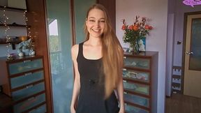 Stepsister Flashes Pussy, Begs to Jerk My Cock - HD - 10:58 video - from Jizzberry