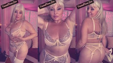 PaintedRose.Live Rosie In Curvy Cougar Pornstar In Lingerie Behind The Scenes Sexy Dance and Playful Love For YOU - HD - 2:53 video - from Juicexxx