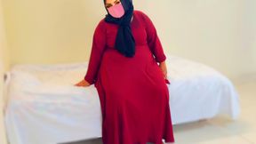 Fucking a Chubby Muslim mother-in-law wearing a red burqa & Hijab (Part-2) - 4K - 17:05 video - from xHamster