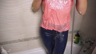 Wet Jeans Fetish Ass Worship - HD - 5:55 video - from Pornzona