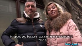 Hot blonde Vicky Love fucked in POV by public agent for quick money - HD - 8:30 video - from Analdin