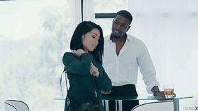 Korean babe Rina Ellis gives a blowjob and gets her punani blacked - HD - 8:01 video - featuring Rina Ellis - from AnySex