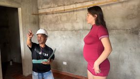 Little engineer fucks a pregnant girl in exchange for giving an inspection of her house and ends up putting his huge big cock in her. - 4K - 13:40 video - from xHamster