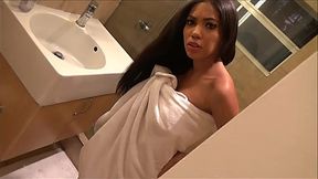 Beautiful brunette latina blowed her stepbrother's dick twice! She loves to feel it inside - HD - 17:40 video - featuring Alex Adams - from XGroovy
