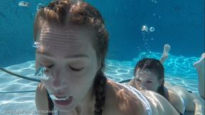 Aquaphiliacs - Alison Rey And Star Nine Wet Look Showering, Bathtub Fetish, And Underwater Lesbians - HD - 45:57 video - featuring Alison Rey - from LoyalFans