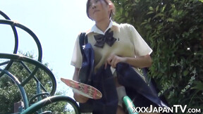 ”Nerdy Japanese with glasses teases in public” - 5:59 video - from Trashreality