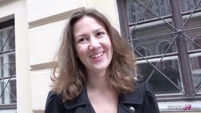 GERMAN SCOUT - College 18-Years-Old Alessandra get Nail at Casting - HD - 13:04 video - from Analdin