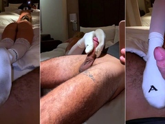 Blondie Loves Giving Vacation Sockjobs In Stockings! - POV - HD - 6:32 video - from YepTube