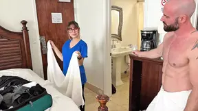 Busty Latina maid gets fucked doggystyle for extra tip - HD - 30:03 video - from FapNFuck