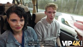 Public Pickup Leads to Steamy Bus Sex - HD - 25:51 video - from BigTitBitches