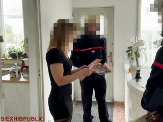 the firefighters sell their calendars, I show off in front of 'em and they cum - HD - 11:50 video - from FreePorn8