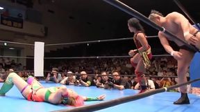 Asian female wrestler gets fucked hard on the stage - HD - 21:56 video - from Xozilla