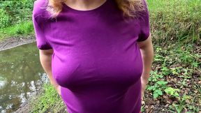 Naked Tit Slapping Near by the River - SD - 7:07 video - from FapHouse