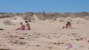 Ainara Reina - Spanish teen seduces a stranger on the beach - HD - 34:43 video - from Xfeed