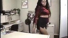 Busty ebony babe takes her snatch rammed by a white dude at job interview - SD - 8:49 video - from BigBigTits