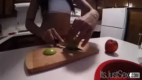 Adriana Maya and Xandra Sixx Have Lesbian Sex on Dinner Table (My First Black Girlfriend) - 44:14 video - featuring Adriana Maya - from BigBigTits