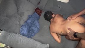 Barely-legal hairy slut takes big black cock in hardcore fuck session - 33:00 video - from PornDreamz