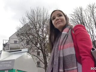 GERMAN SCOUT - LARGE NATURAL HANGING TITTIES SOFIE TALK TO SEX AT PICKUP CASTING - HD - 12:10 video - from FreePorn8