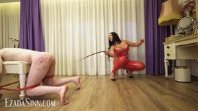 Matriarch Ezada Sinn uses Her human whip target - HD - 9:41 video - featuring Ezada Sinn - from Clips4sale