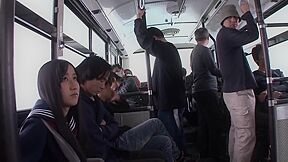 Creampied Gangbang On Public Bus - Suzu Ichinose - HD - 7:59 video - featuring Suzu Ichinose - from PornTop