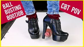 Ballbusting Cock Trampling And Cbt In High Heel Boots Shoejob Sockjob Pov - Verified Amateurs - HD - 16:27 video - from AbBDSM