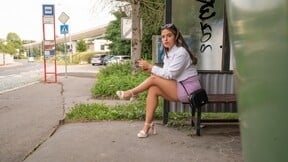 I picked up a hot slut at the bus stop! - Ariana Van X - HD - 6:56 video - featuring Ariana Van X - from Fapnado