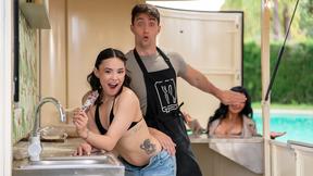 ”Big Tony's secret pepperoni pizza truck success gets spiced up with a sexy affair, until his housewife discovers it all.” - HD - 7:12 video - featuring Mariana Martinez - from StarWank