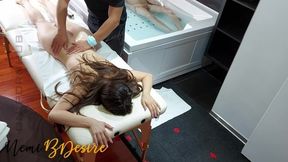 Wife Receives Erotic Oil Massage While Swallowing Physiotherapists Cock In Front Of Husband - HD - 22:47 video - from AbXXX