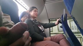 Horny Exhibitionist Talks MILF into Blowjob & Handjob on Packed Bus - HD - 10:20 video - from XXXShake